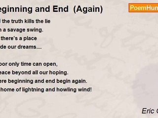 Eric Cockrell - Beginning and End  (Again)