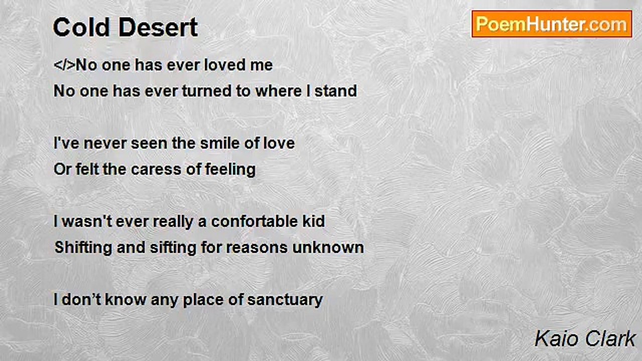 Kaio Clark - Cold Desert