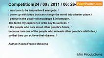 kfm Productions - Competition(24 / 09 / 2011 / 06: 26-PM) .