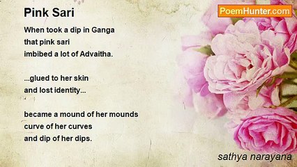 sathya narayana - Pink Sari