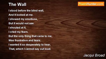 Jacqui Broad - The Wall