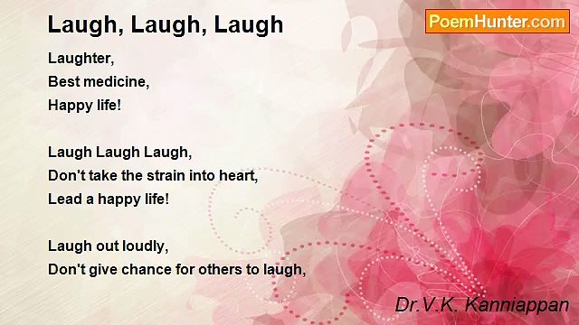 Dr.V.K. Kanniappan - Laugh, Laugh, Laugh