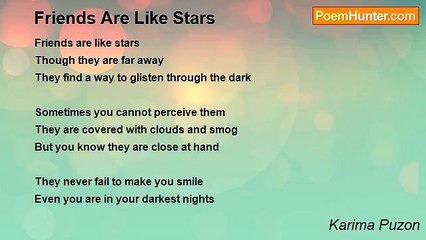 Karima Puzon - Friends Are Like Stars
