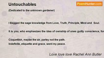 Love love love Rachel Ann Butler - Untouchables