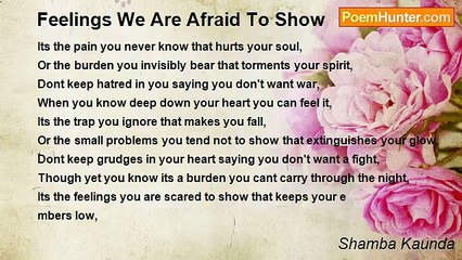 Shamba Kaunda - Feelings We Are Afraid To Show