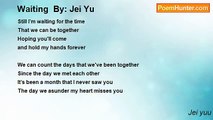 Jei yuu - Waiting  By: Jei Yu