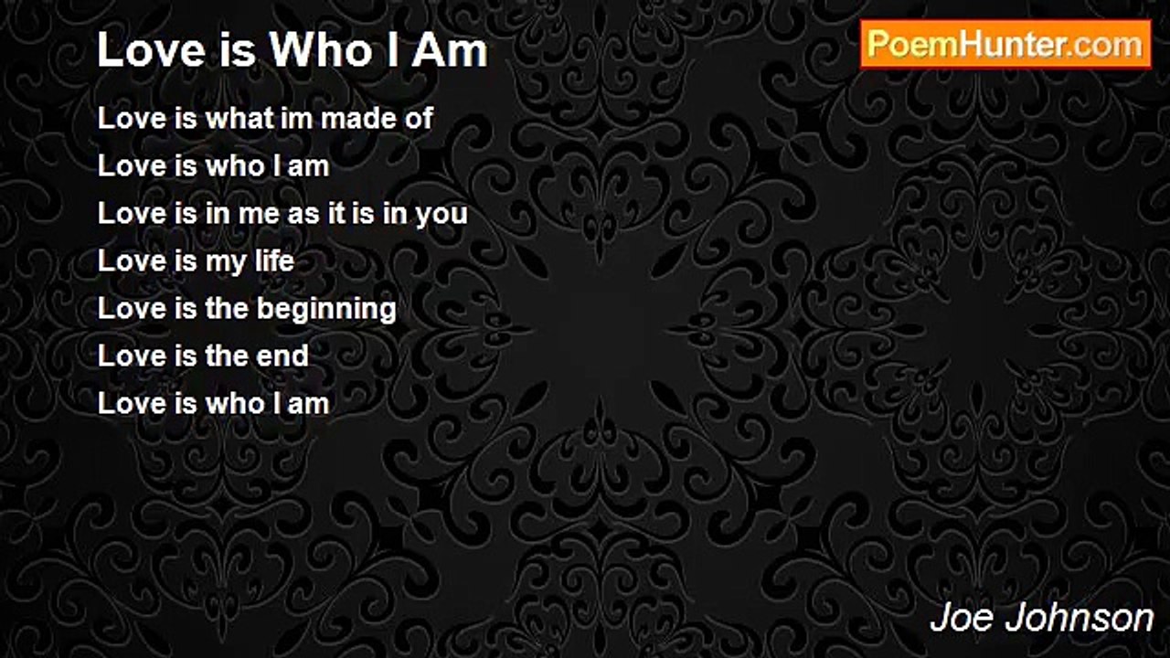 Joe Johnson - 	Love is Who I Am