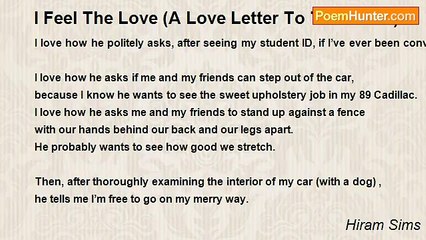 Hiram Sims - I Feel The Love (A Love Letter To The LAPD)