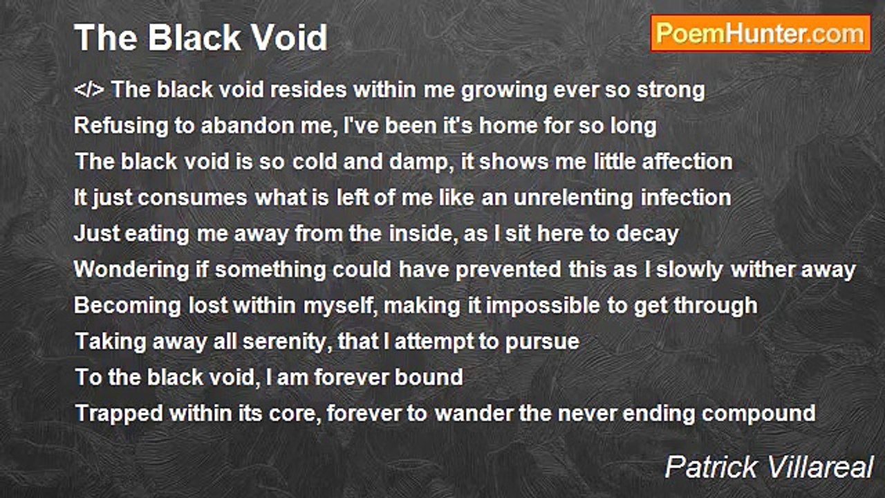Patrick Villareal - The Black Void