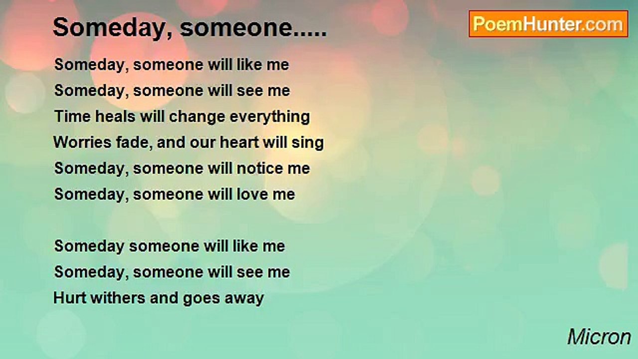 Micron - Someday, someone.....