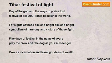Amrit Sapkota - Tihar festival of light