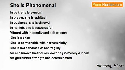 Blessing Ekpe - She is Phenomenal