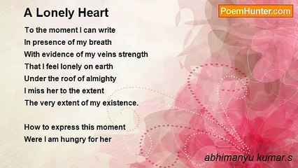abhimanyu kumar.s - A Lonely Heart