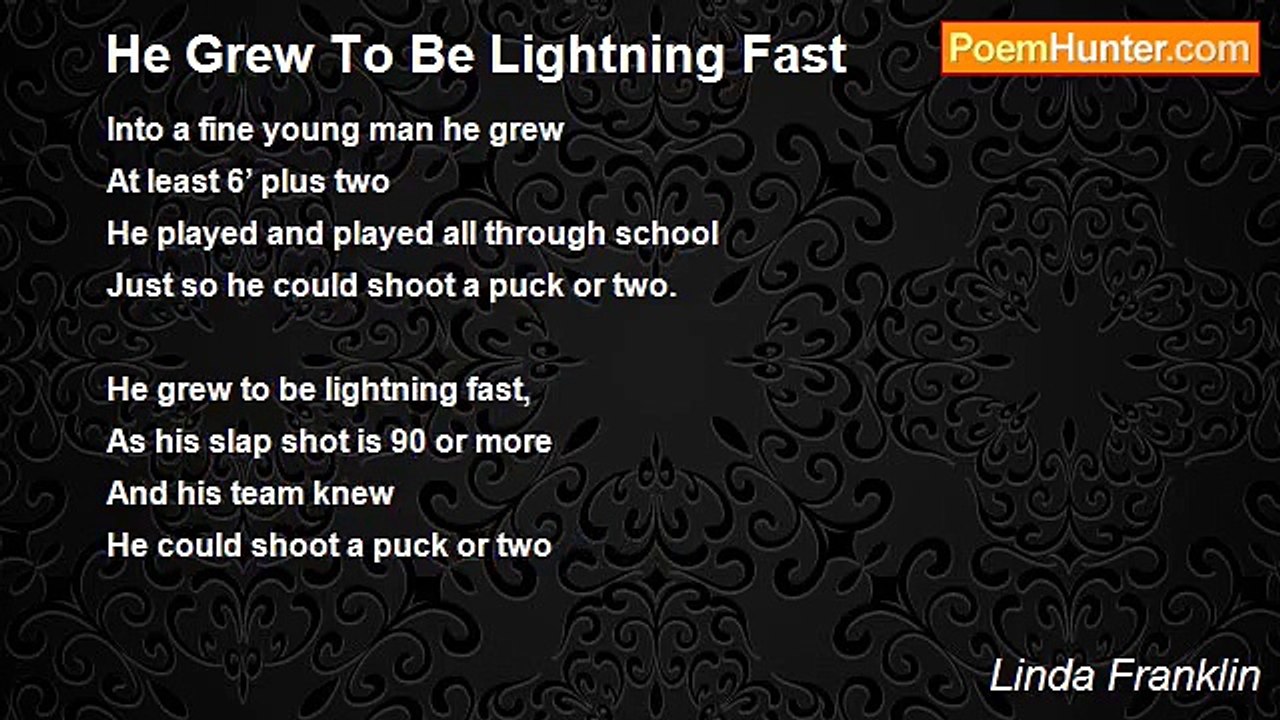 Linda Franklin - He Grew To Be Lightning Fast