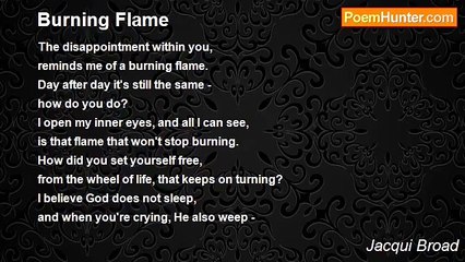 Jacqui Broad - Burning Flame