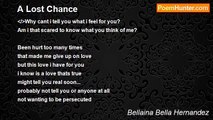 Bellaina Bella Hernandez - A Lost Chance