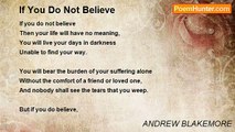 ANDREW BLAKEMORE - If You Do Not Believe