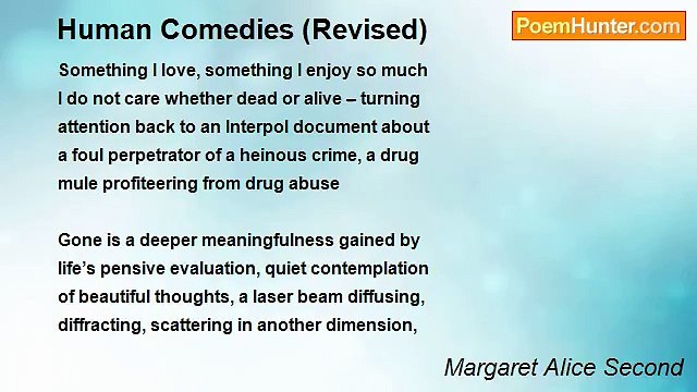 Margaret Alice Second - Human Comedies (Revised)