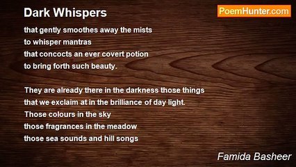 Famida Basheer - Dark Whispers