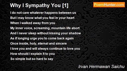 Irvan Hermawan Saichu - Why I Sympathy You [1]