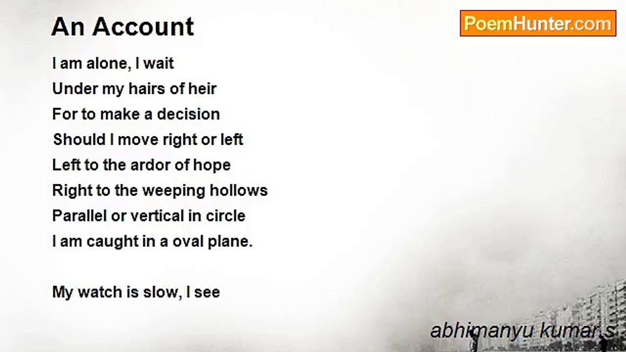 abhimanyu kumar.s - An Account