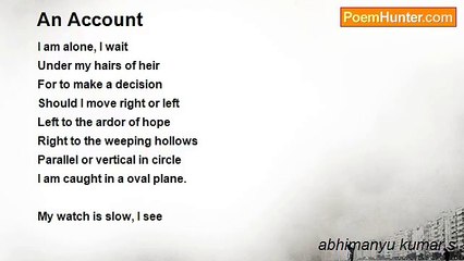 abhimanyu kumar.s - An Account