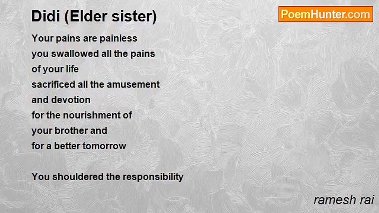 ramesh rai - Didi (Elder sister)