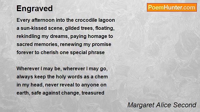 Margaret Alice Second - Engraved