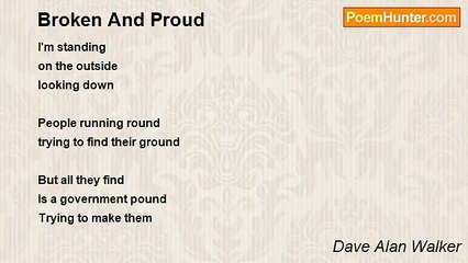 Dave Alan Walker - Broken And Proud