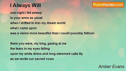 Amber Evans - I Always Will
