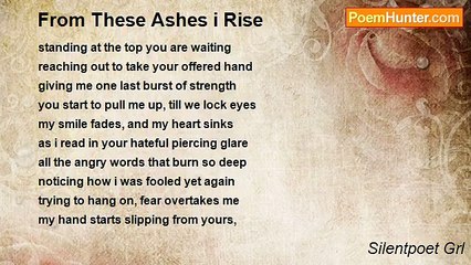 Silentpoet Grl - From These Ashes i Rise