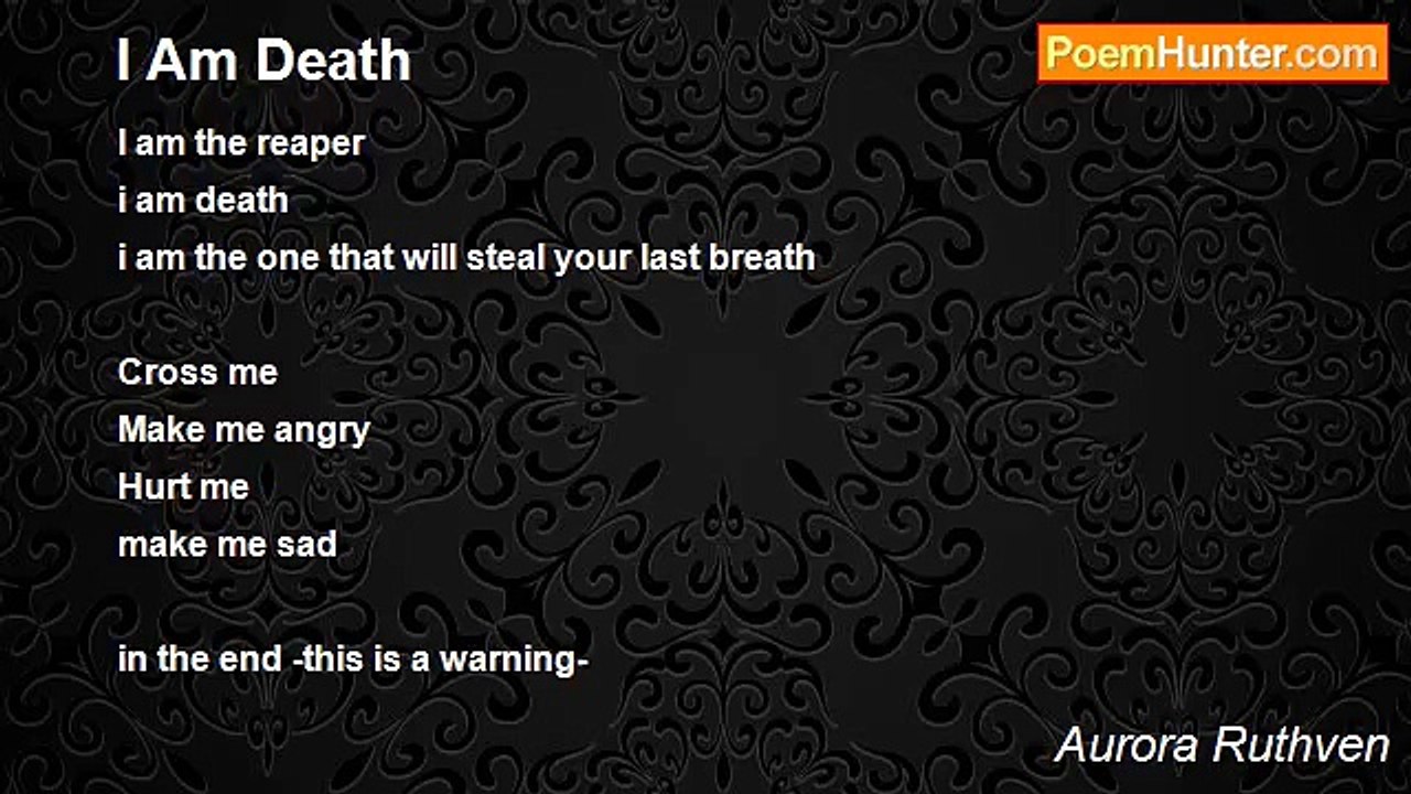 Aurora Ruthven - I Am Death