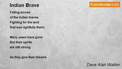 Dave Alan Walker - Indian Brave