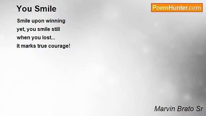 Marvin Brato Sr - You Smile