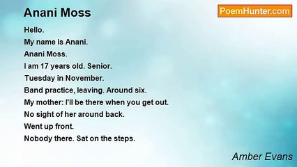 Amber Evans - Anani Moss