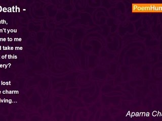 Aparna Chatterjee - - Death -