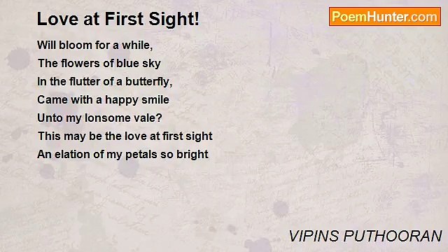 VIPINS PUTHOORAN - Love at First Sight!