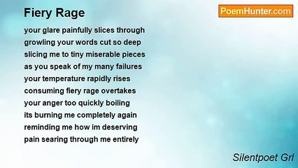 Silentpoet Grl - Fiery Rage