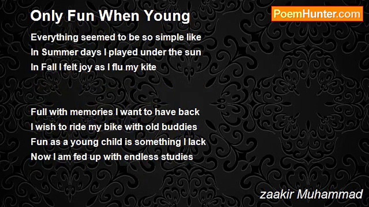 zaakir Muhammad - Only Fun When Young