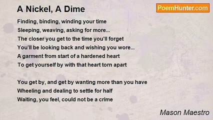 Mason Maestro - A Nickel, A Dime
