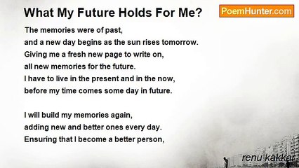 renu kakkar - What My Future Holds For Me?