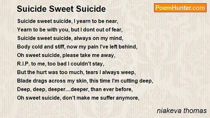 niakeva thomas - Suicide Sweet Suicide