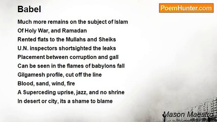 Mason Maestro - Babel