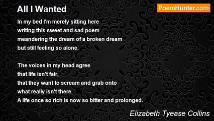 Elizabeth Tyease Collins - All I Wanted