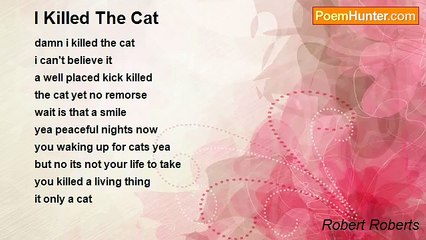 Robert Roberts - I Killed The Cat