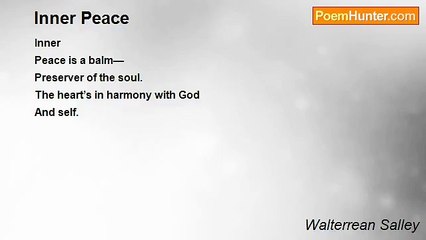 Walterrean Salley - Inner Peace