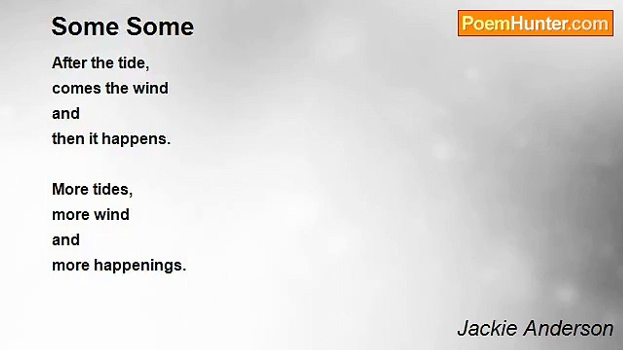 Jackie Anderson - Some Some
