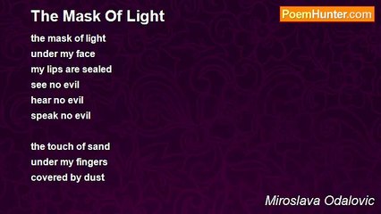 Miroslava Odalovic - The Mask Of Light