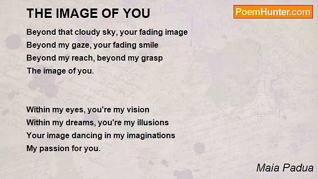 Maia Padua - THE IMAGE OF YOU