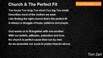 Tom Zart - Church & The Perfect Fit